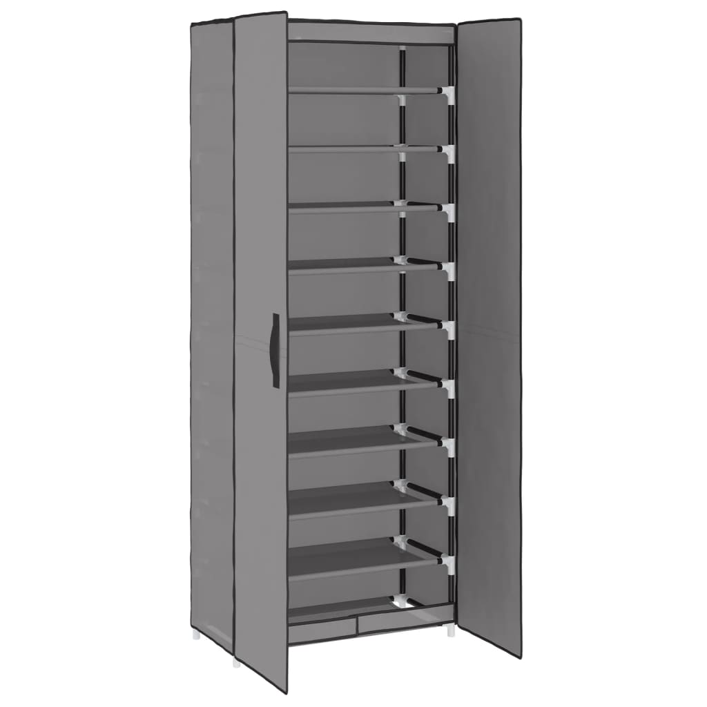 Shoe Rack Non-Woven Fabric & Steel Light Weight Medium Height